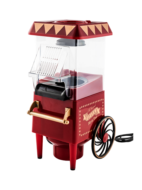 GPM-820X Kleine Popcornmaschine Im Kutsche-Vintage-Stil FüR Den Haushalt